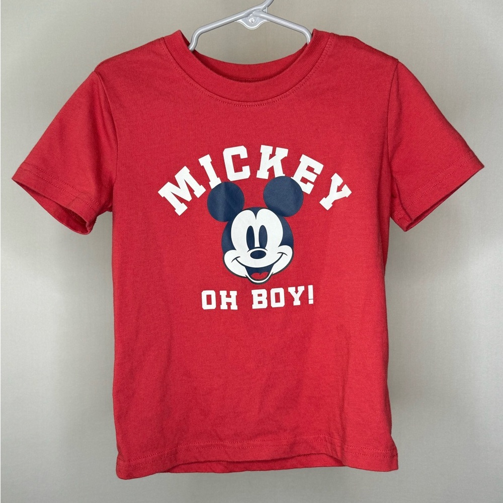 Mickey Mouse red shirt, Jumping Beans 5T - Picture 1 of 3